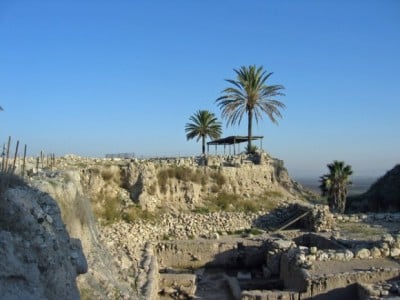 Ruins at Megiddo Ruins at Megiddo