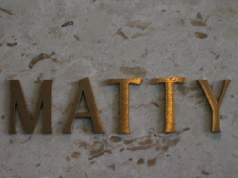 Matty's Tombstone