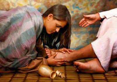 Mary Magdalene Anoints Jesus