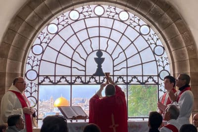 Mass at Dominus Flevit
