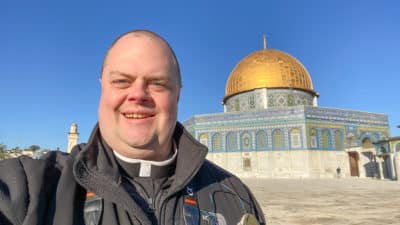 Fr. Shawn on the Temple Mount