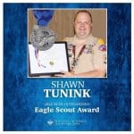 Shawn Tunink 2022 NESA Outstanding Eagle Scout Award